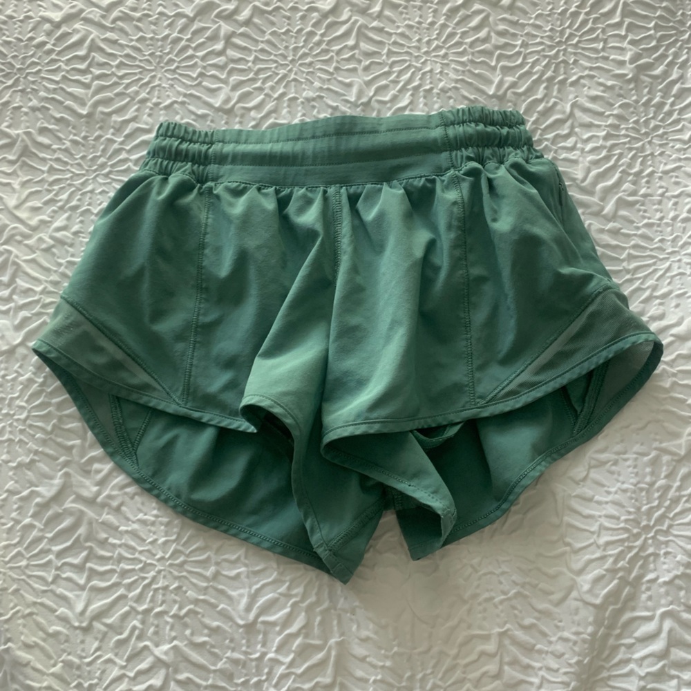 Sage lululemon shorts